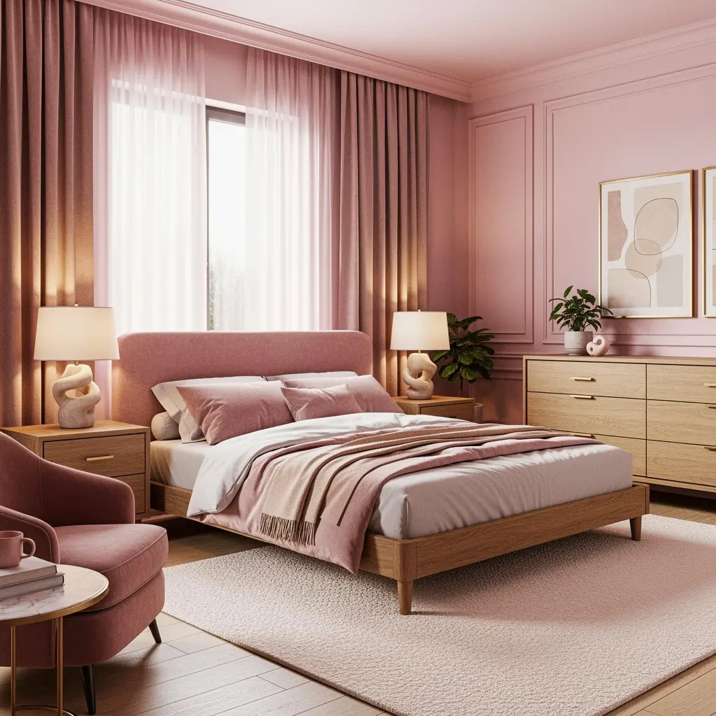 Dreamy Pink Bedroom
