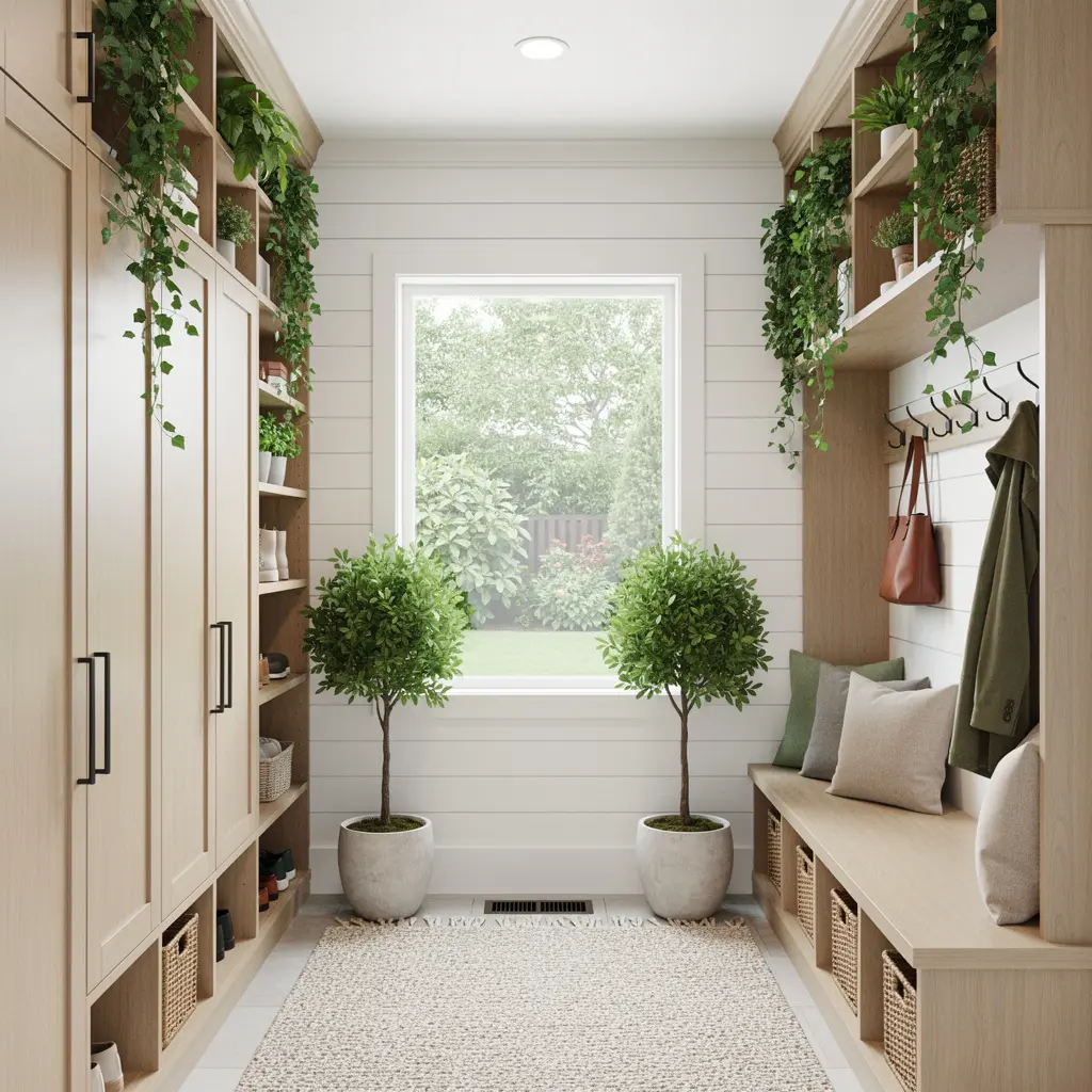 Garden-Inspired Mudroom