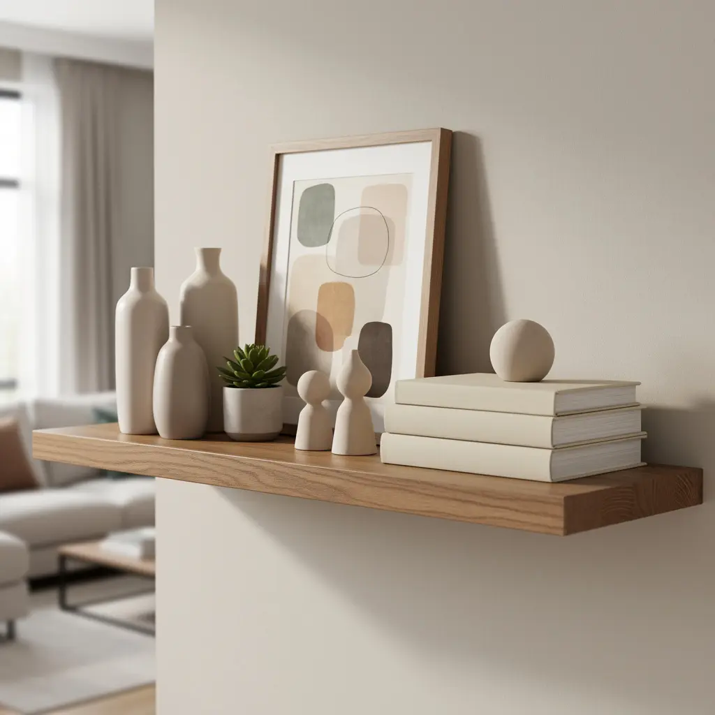 Floating Shelf Styling
