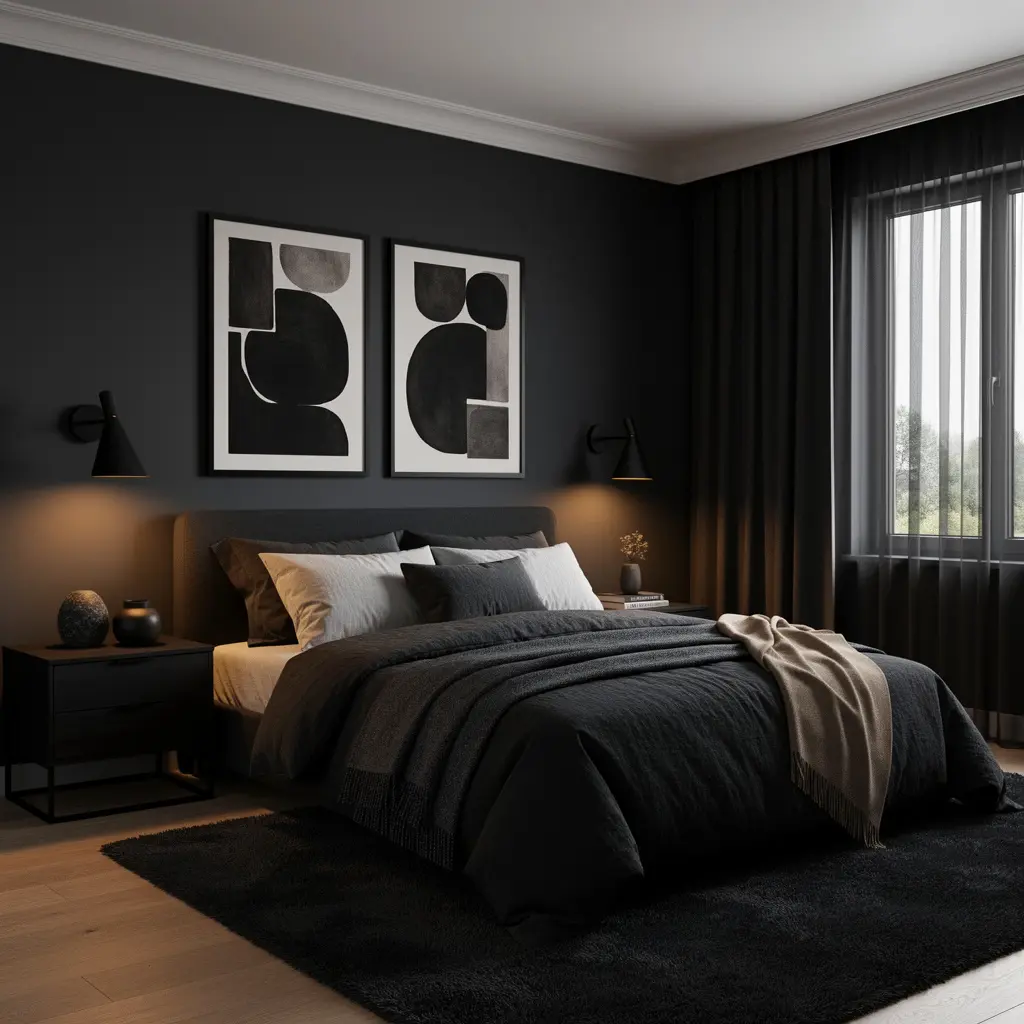Dreamy Black Bedroom Aesthetic