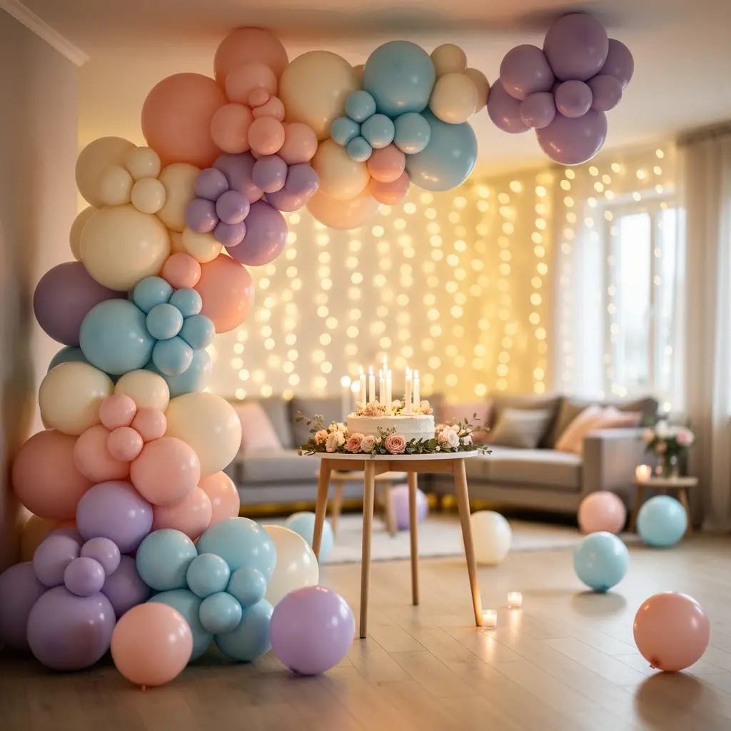 Dreamy Indoor Birthday Decoration