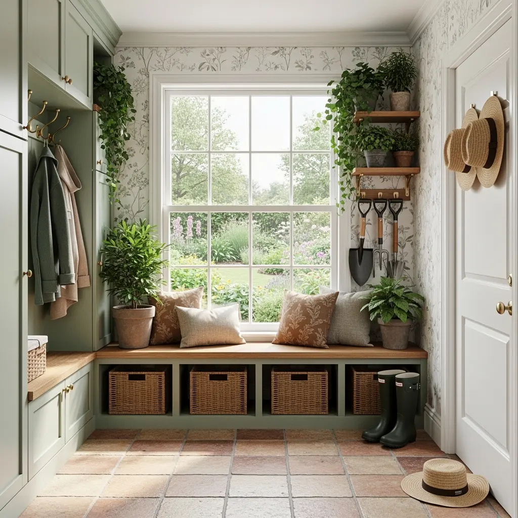 Garden-Inspired Mudroom
