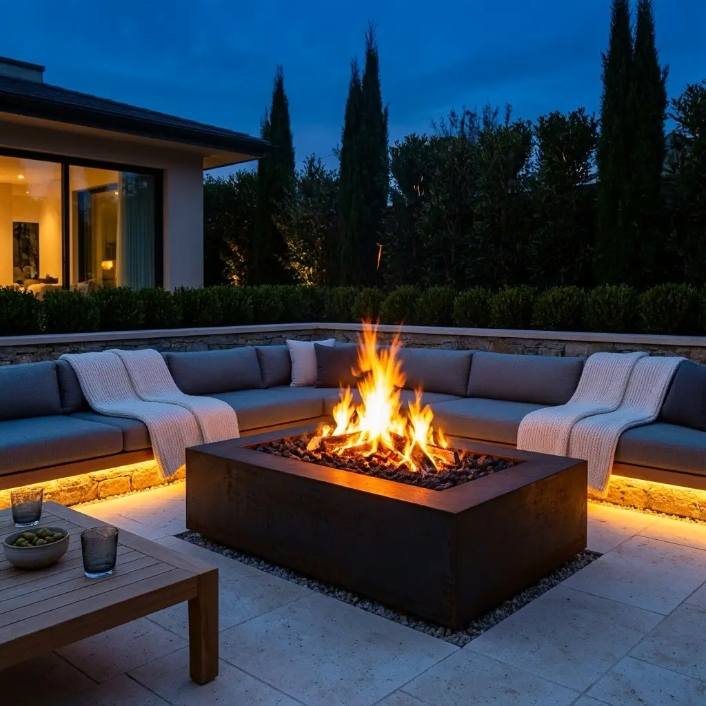 Cozy Outdoor Lounge