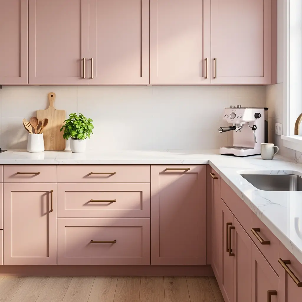 Blush Pink Kitchen