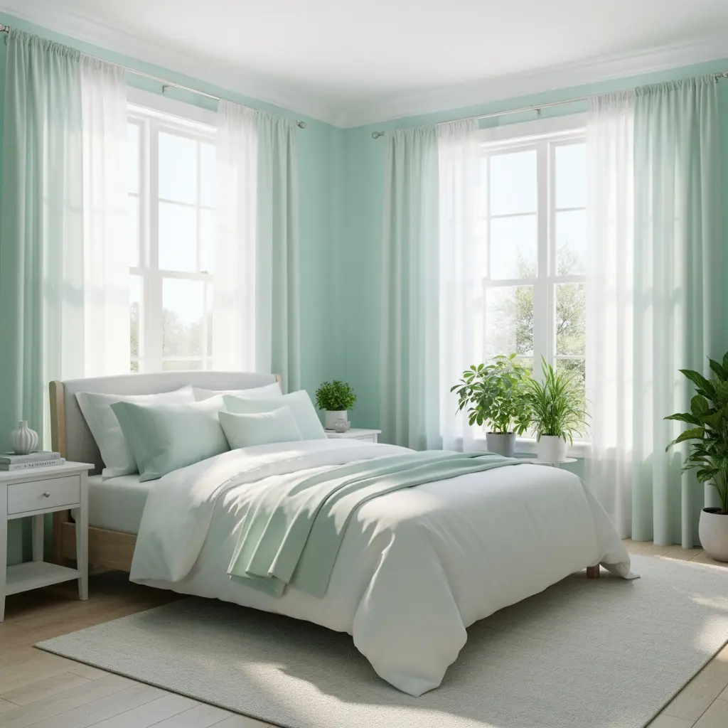 Seafoam Green Bedroom