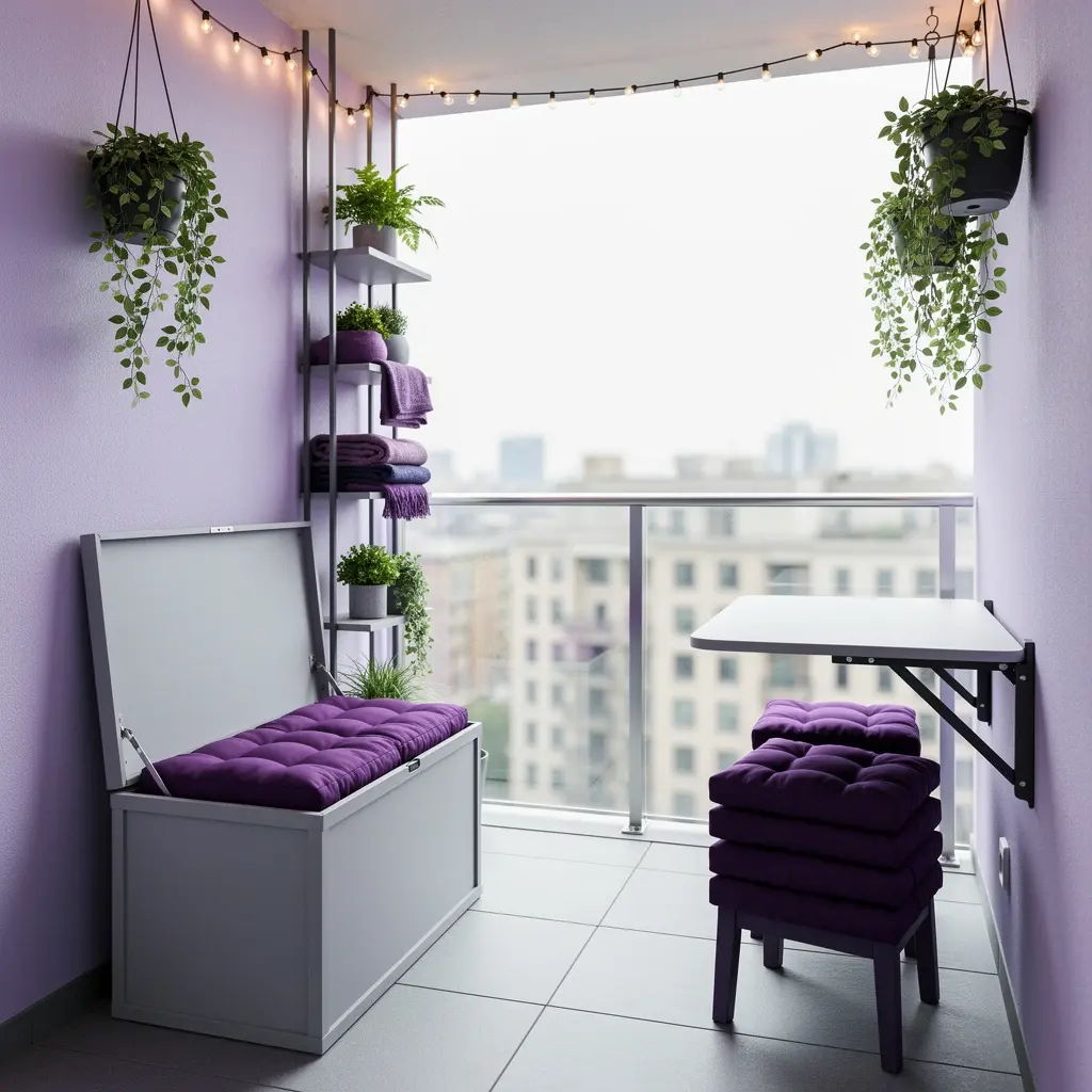 Purple Balcony