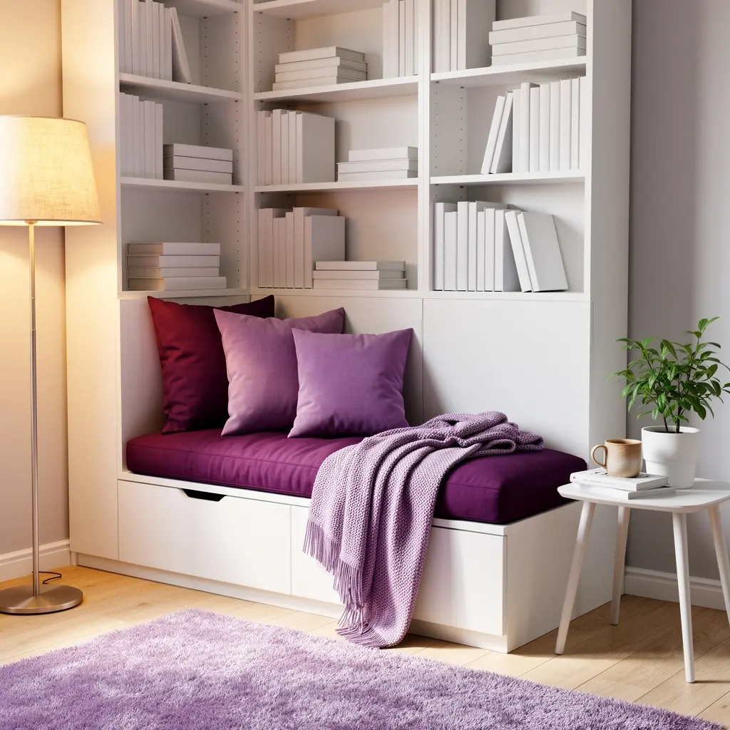 Purple Reading Nook