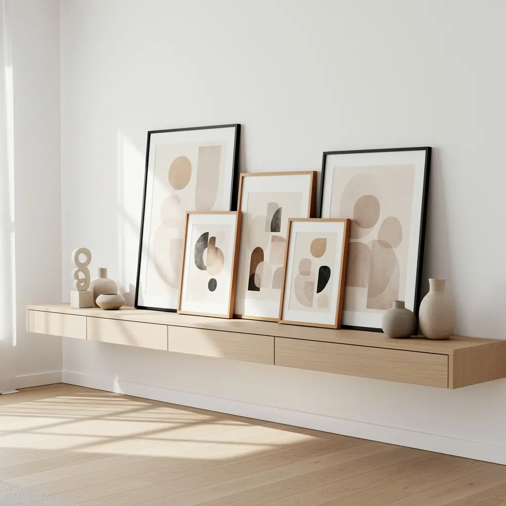 Floating Shelf Styling