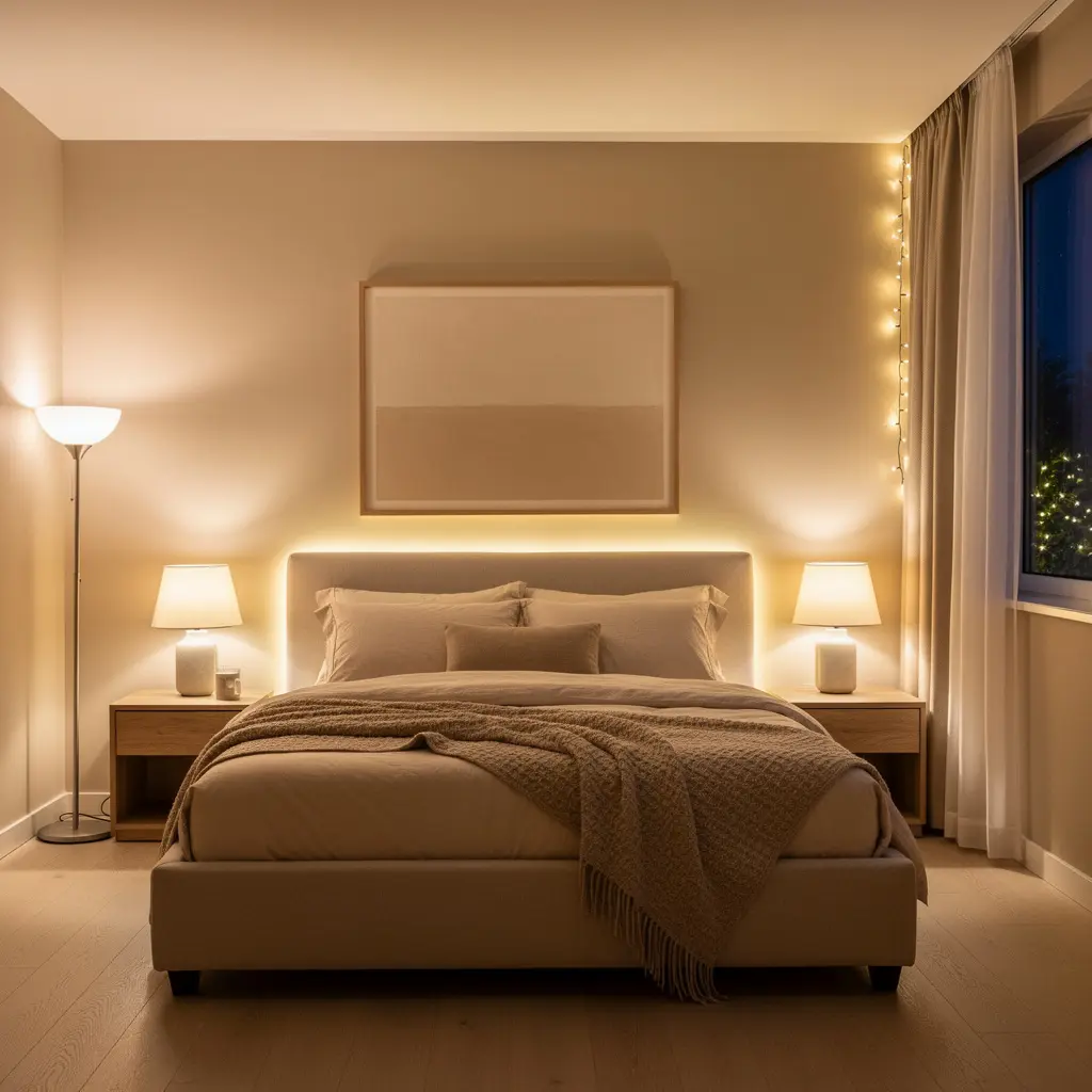 Cozy Beige Bedroom