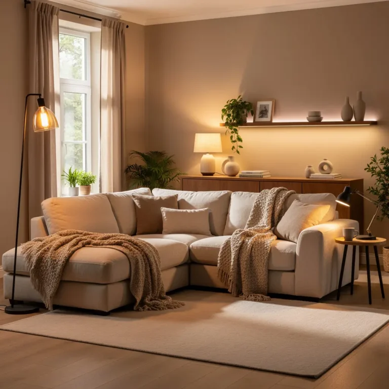 Cozy Beige Living Room