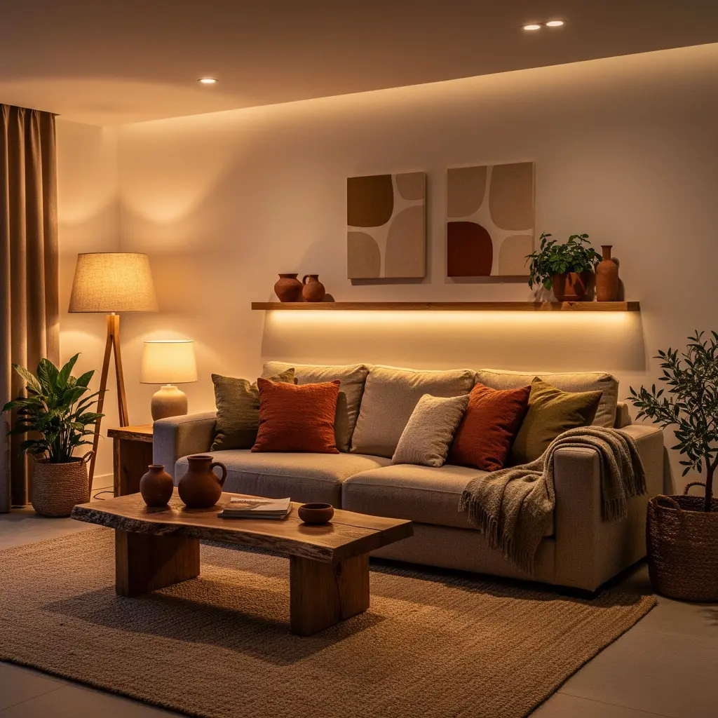 Earthy Living Room Decor