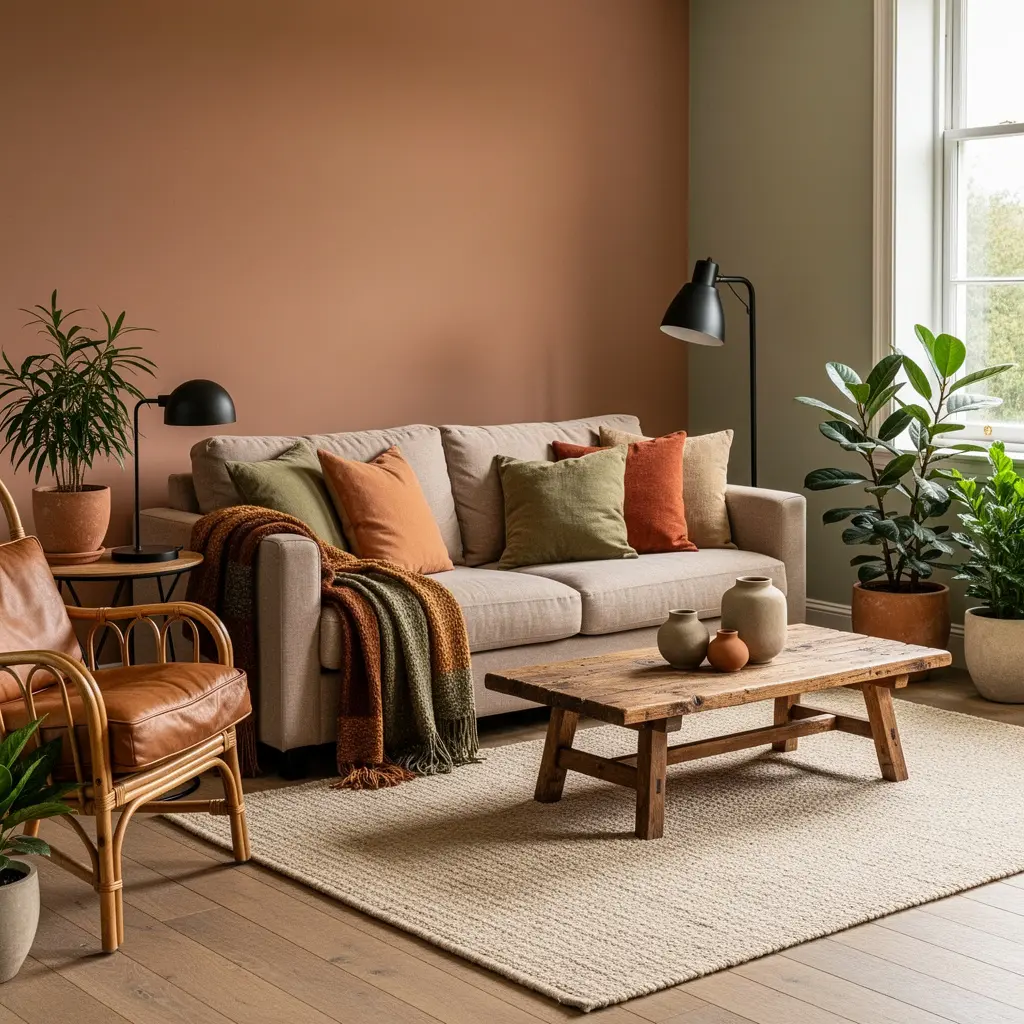 Earthy Living Room Decor