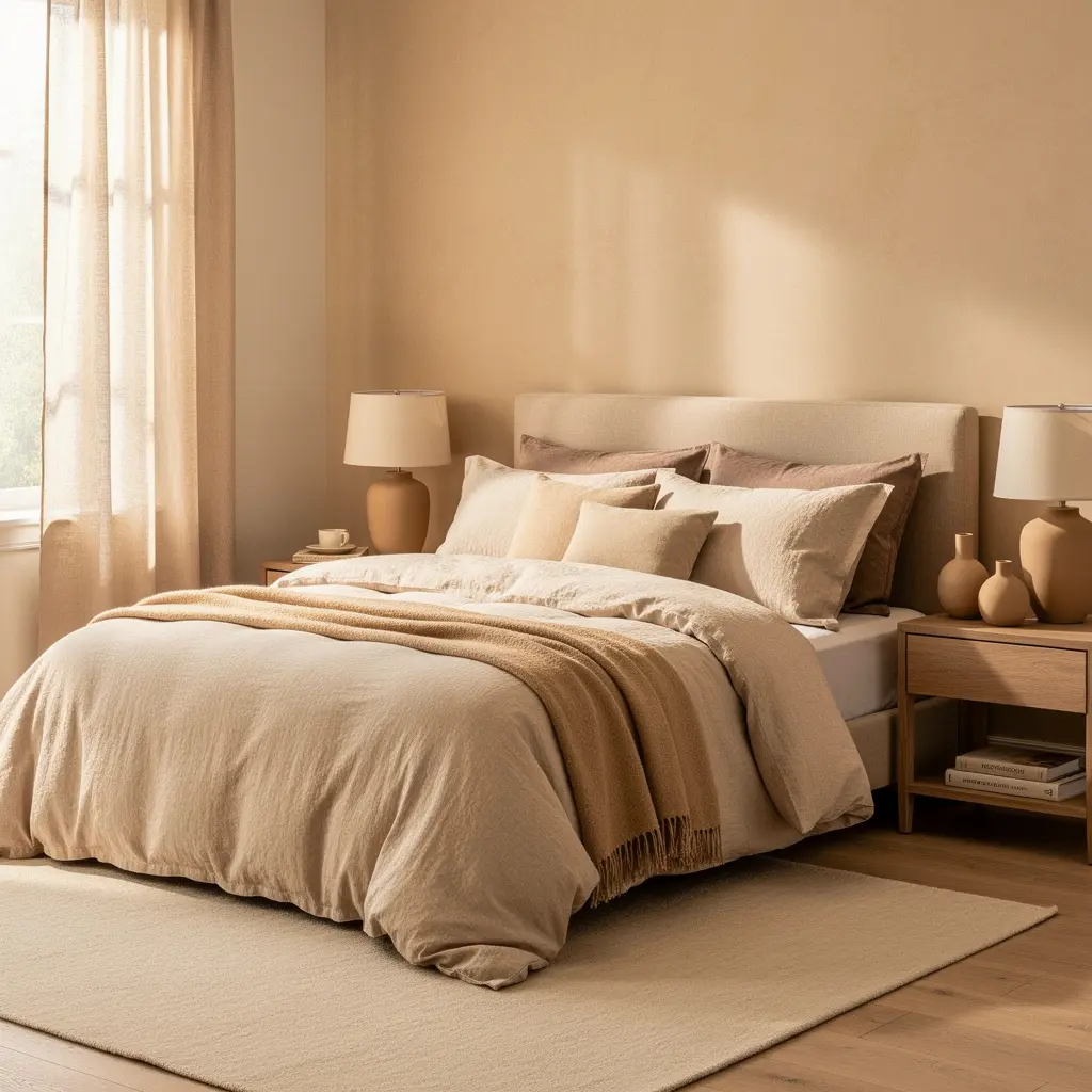 Cozy Beige Bedroom