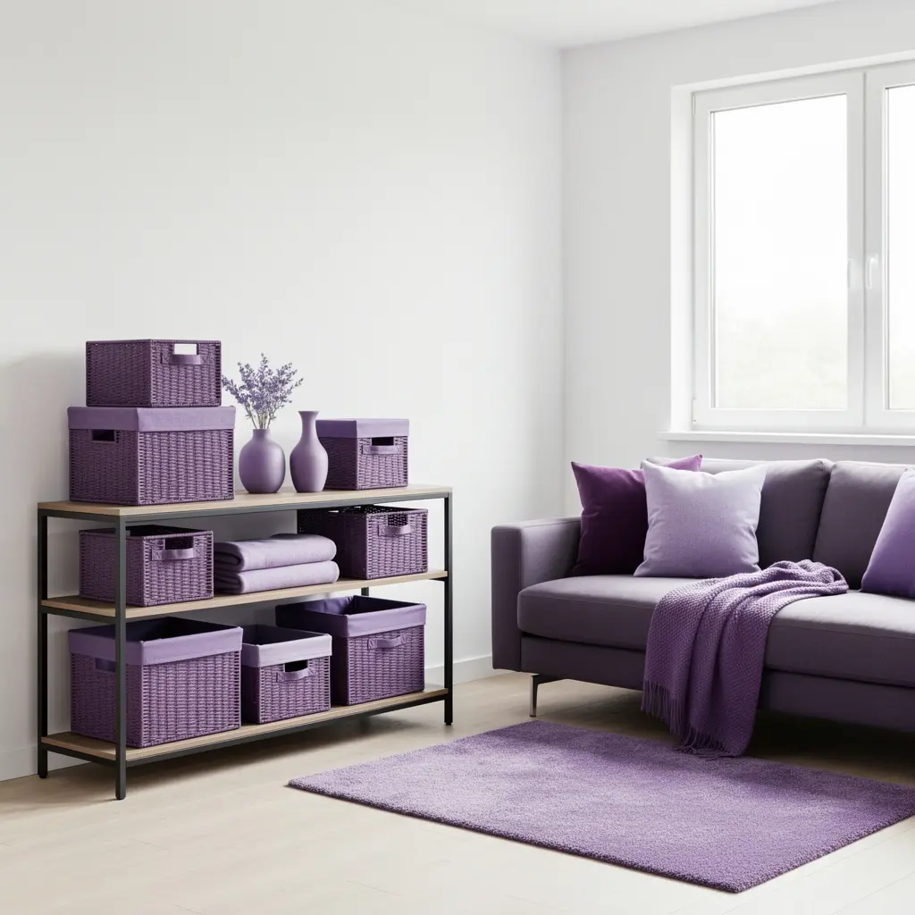 Purple Apartment Decor