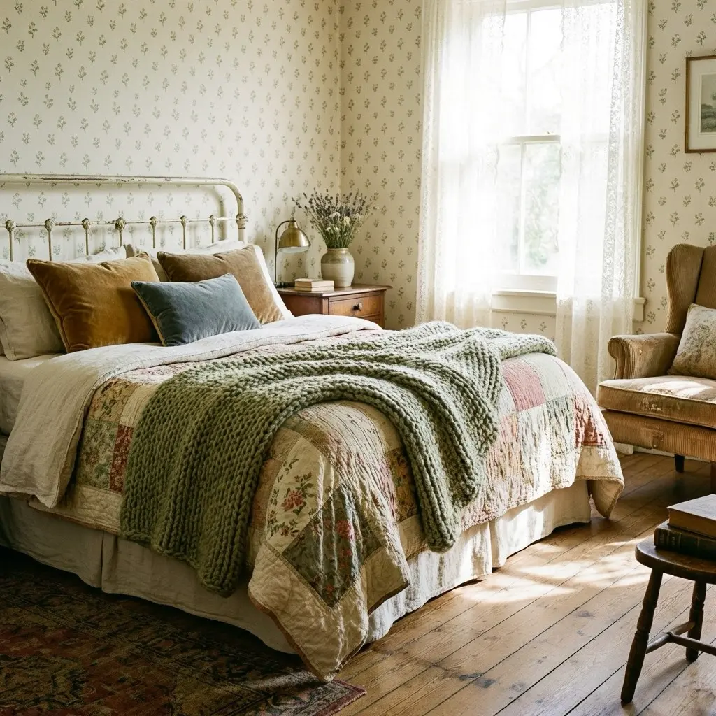 Cozy Vintage Bedroom