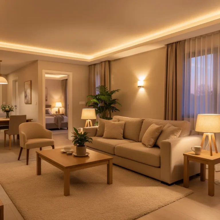 Cozy Beige Home Decor
