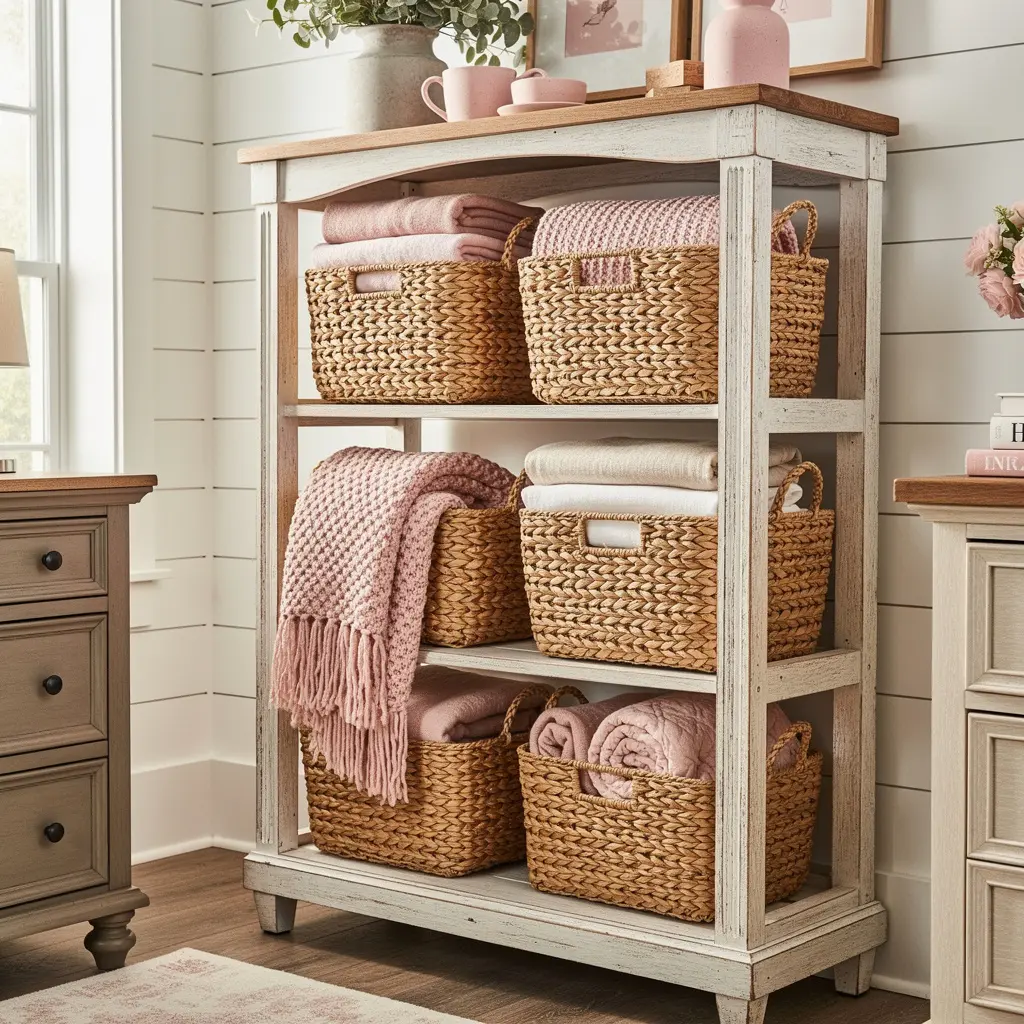 Blush Pink Farmhouse Decor