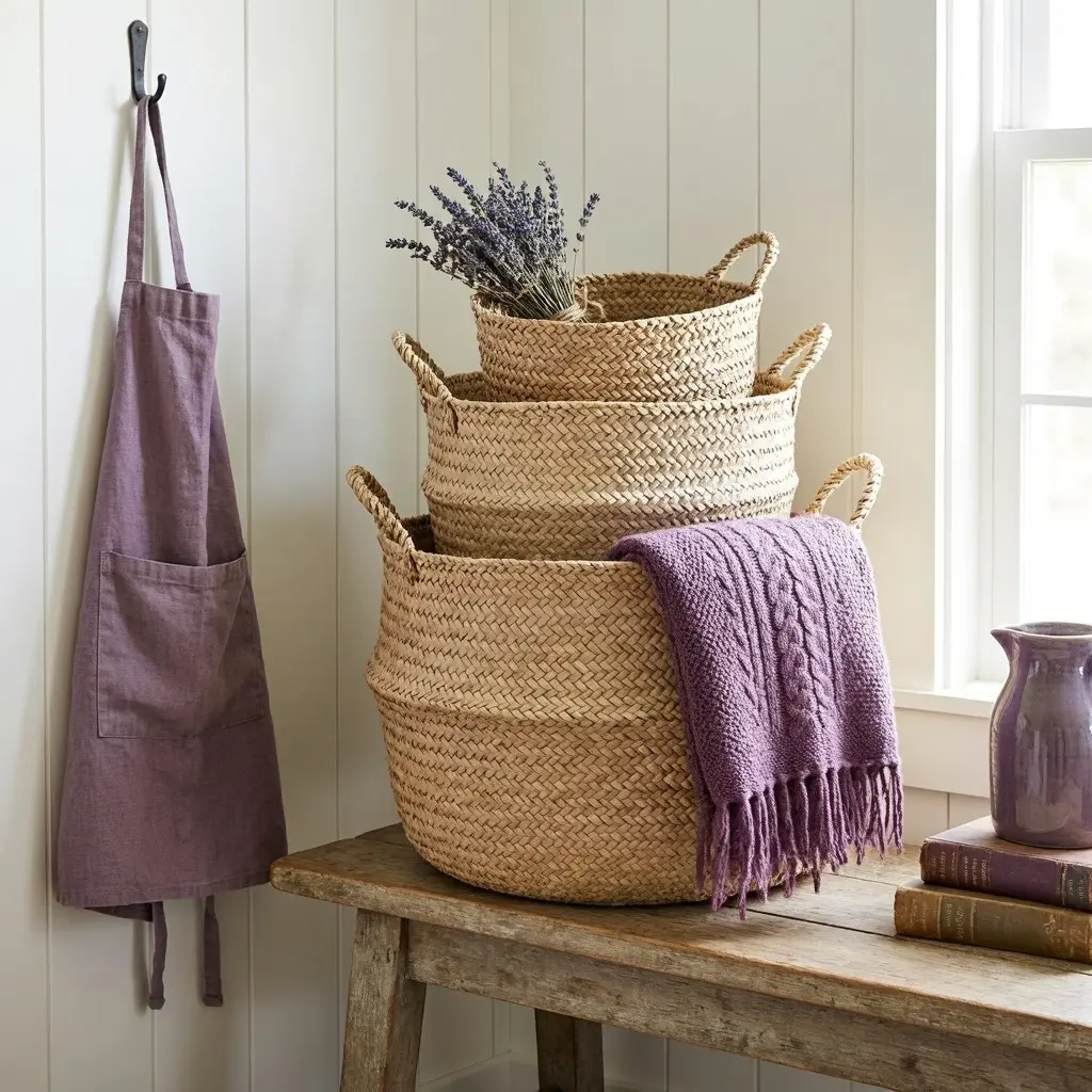 Purple Farmhouse Decor