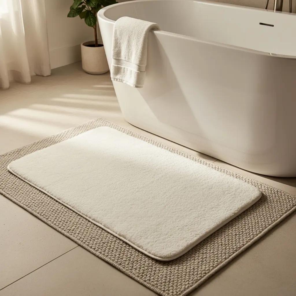 Cozy Bathroom Flooring