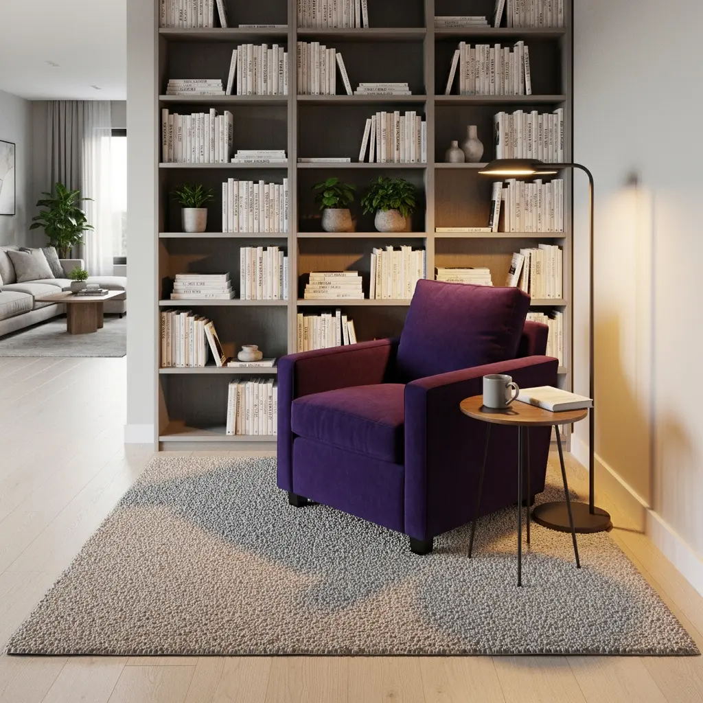 Purple Reading Nook