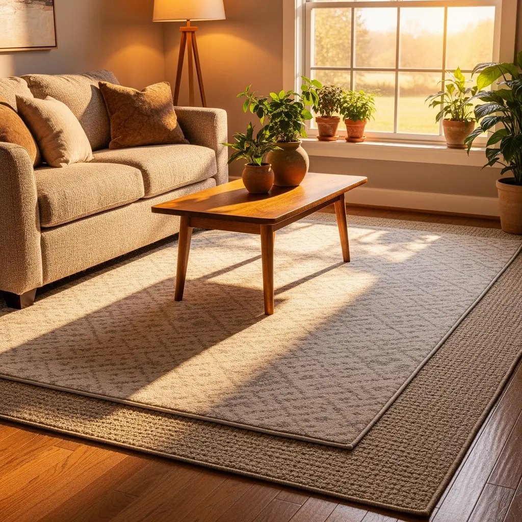 Cozy Living Room Flooring