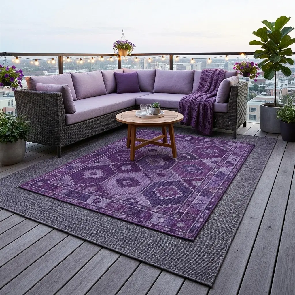 Purple Balcony