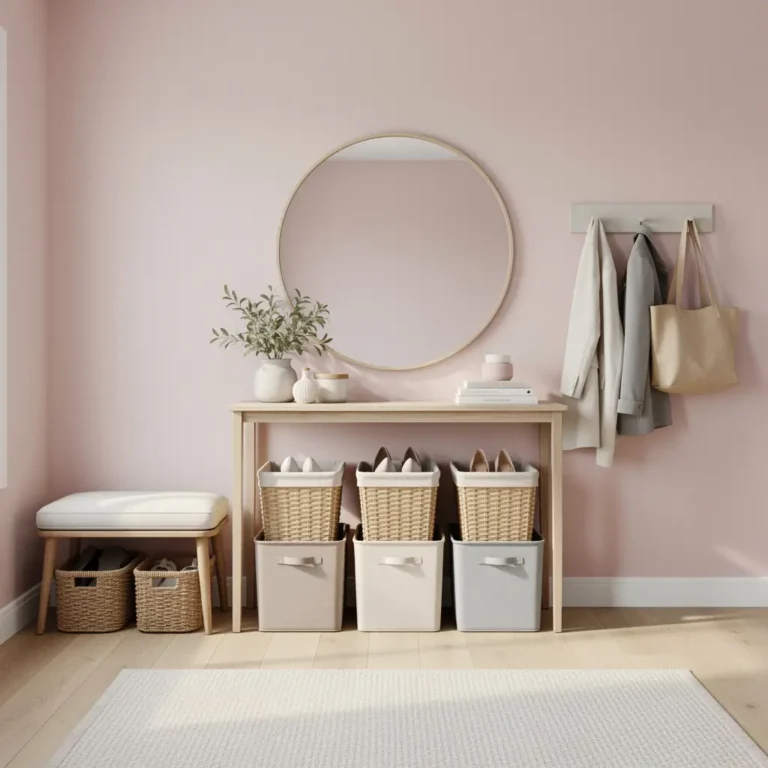 Blush Pink Entryway