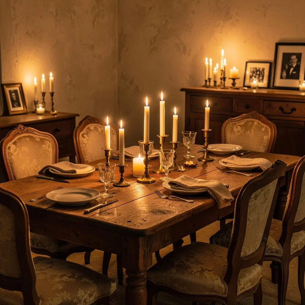 Cozy Vintage Dining Room