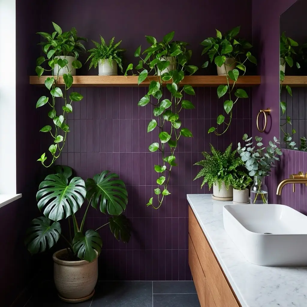 Purple Bathroom