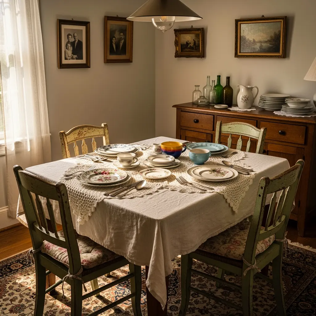 Cozy Vintage Dining Room