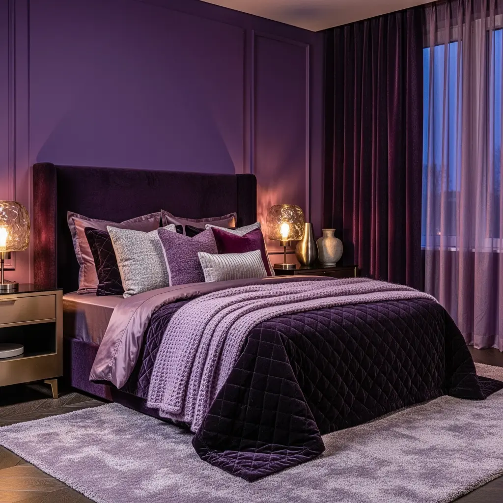 Purple Bedroom