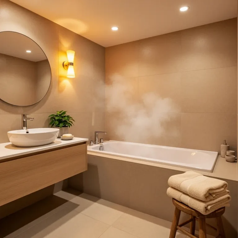 Cozy Beige Bathroom