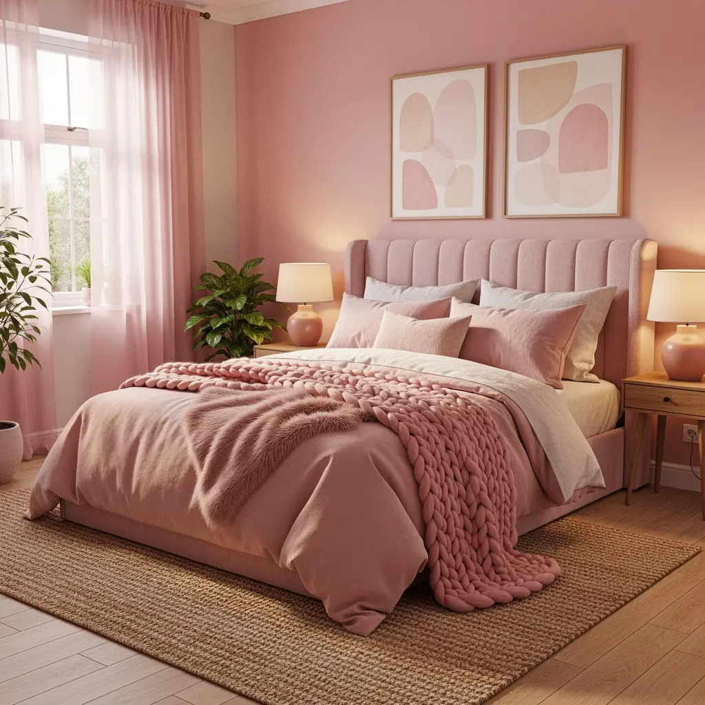 Dreamy Pink Bedroom