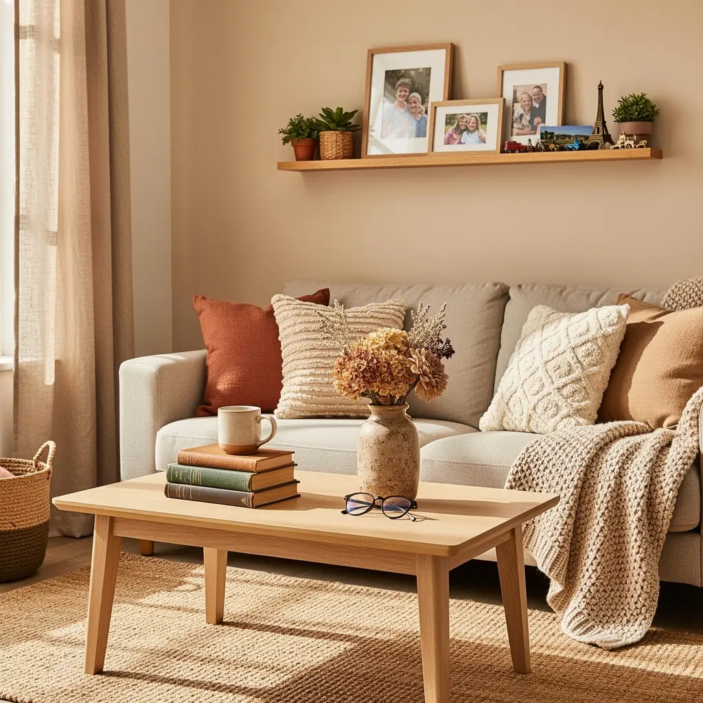 Cozy Beige Home Decor