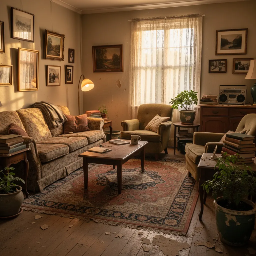 Cozy Vintage Living Room