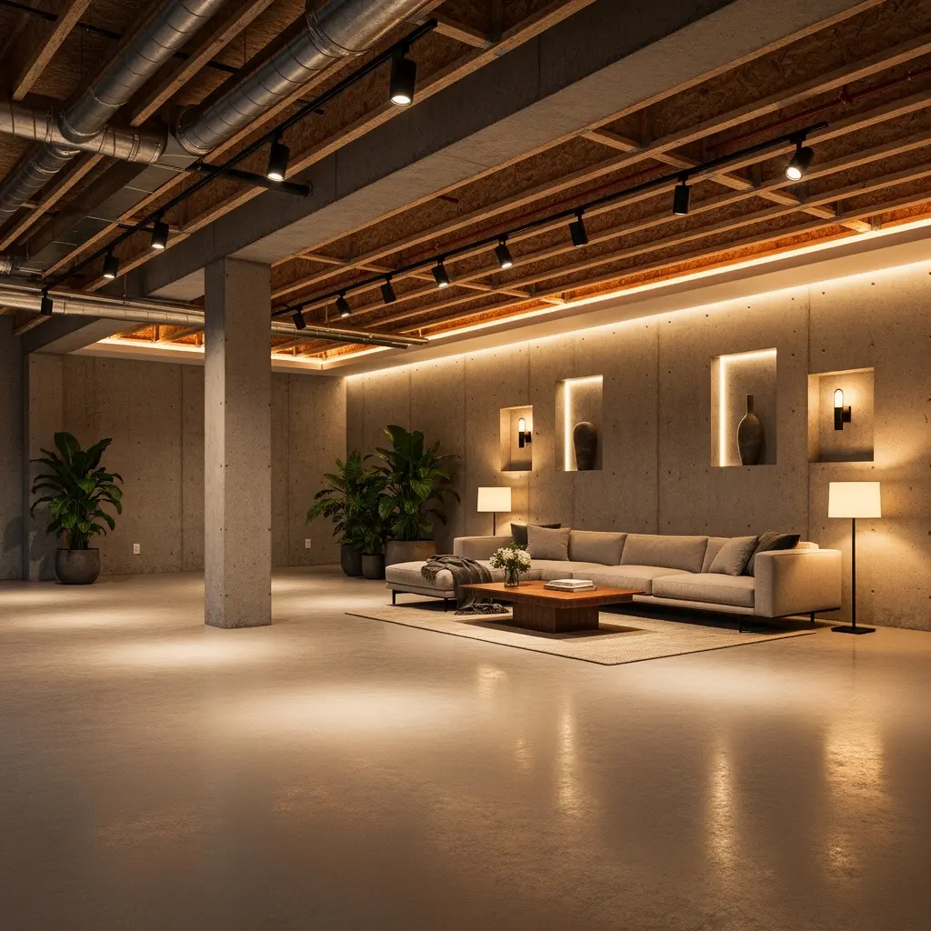 Unfinished Basement Ideas on a Budget