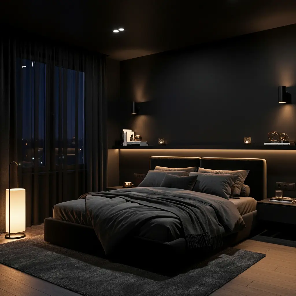 Dreamy Black Bedroom Aesthetic