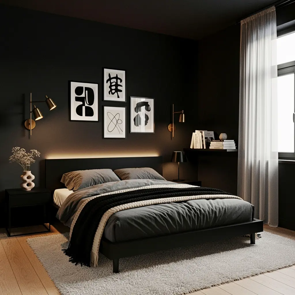 Dreamy Black Bedroom Aesthetic