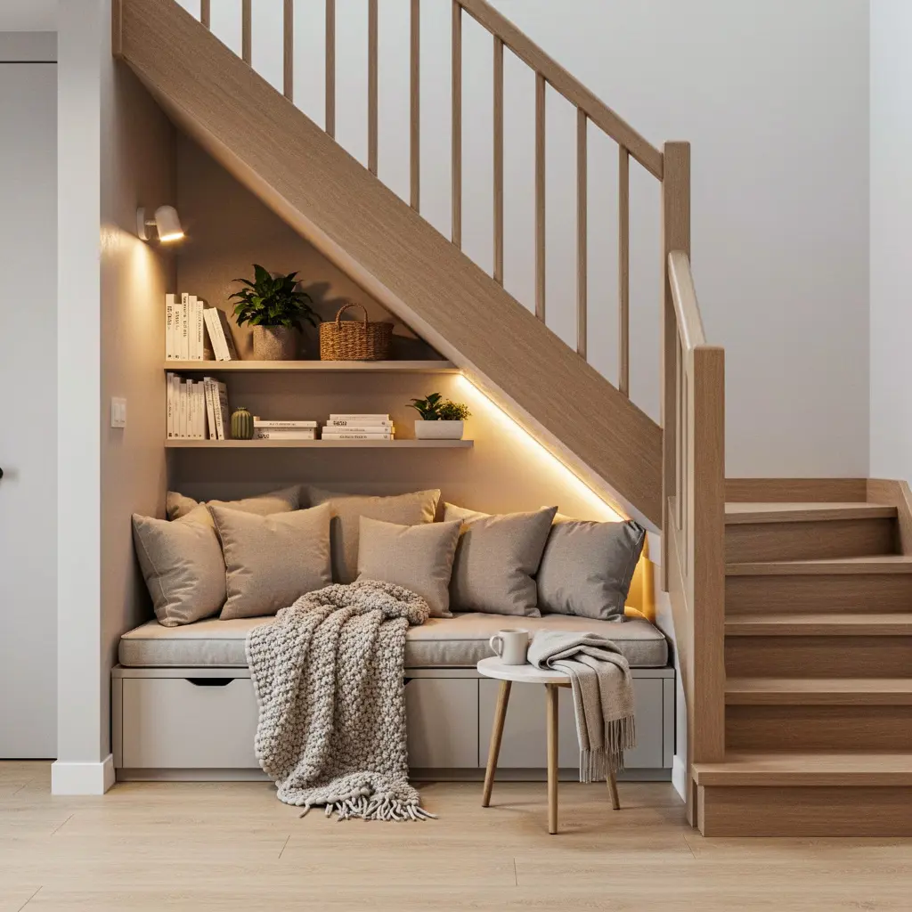 Under-Stairs Cozy Nook