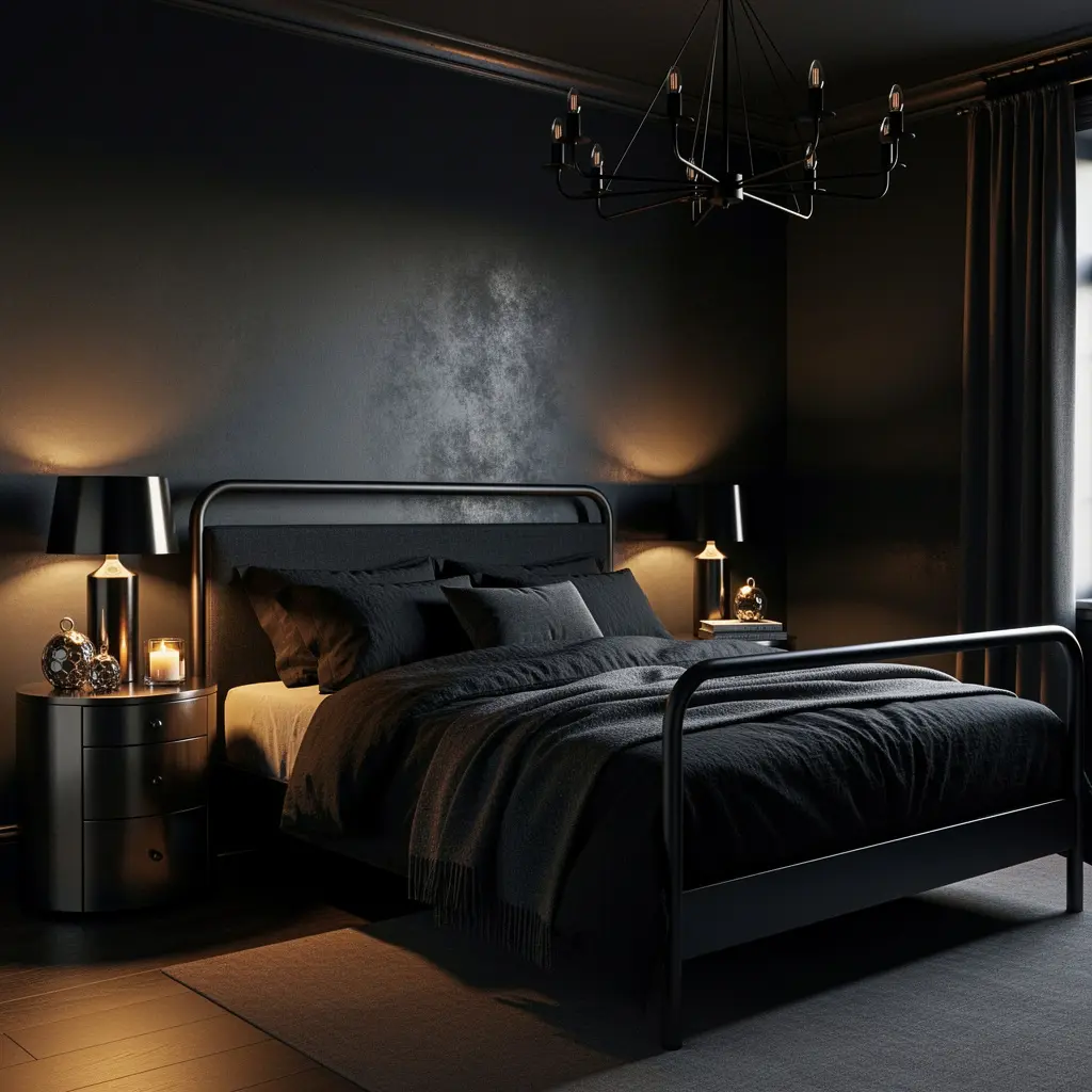 Dreamy Black Bedroom Aesthetic
