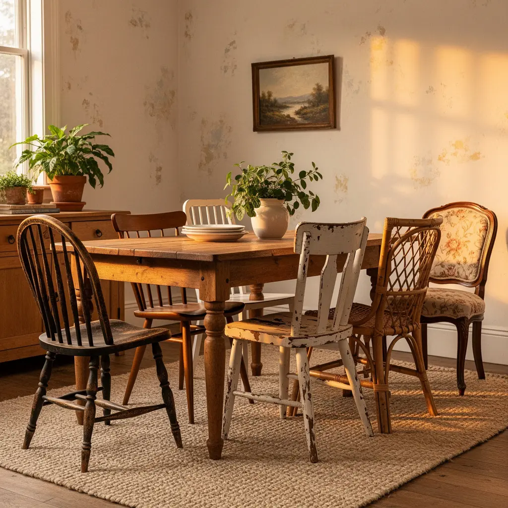 Cozy Vintage Dining Room