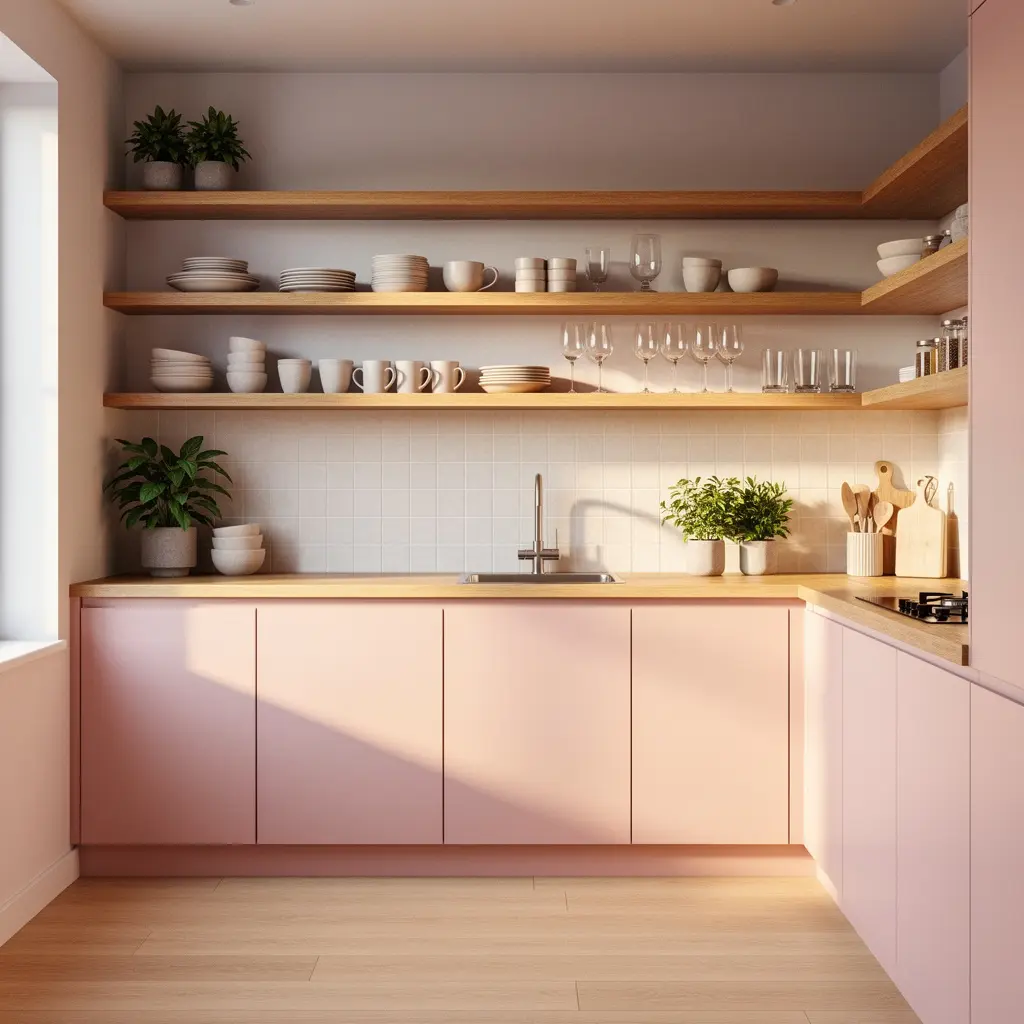 Blush Pink Kitchen
