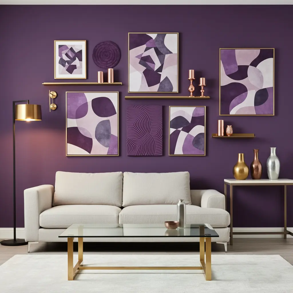 Purple Wall Decor