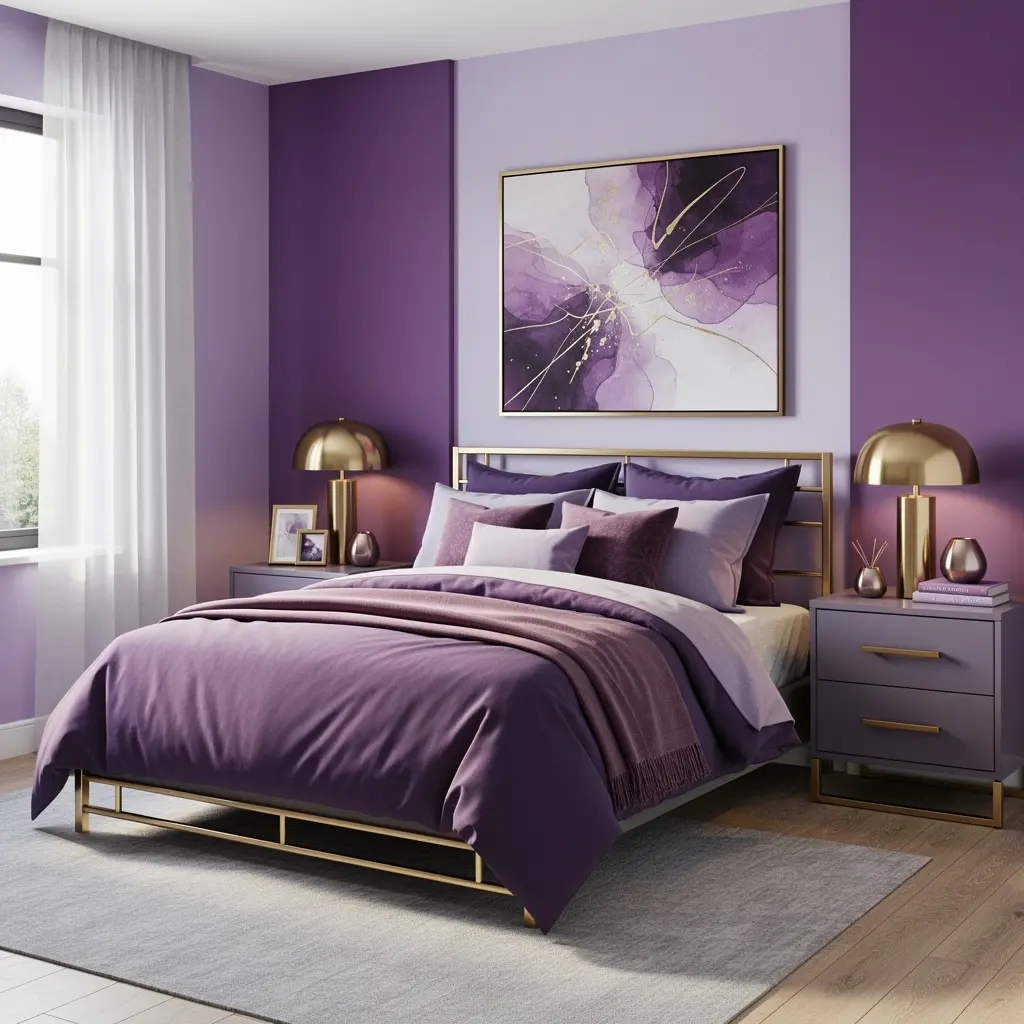 Purple Bedroom