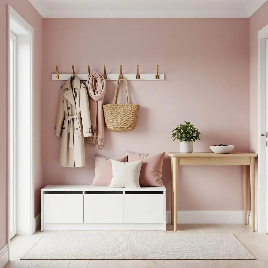 Blush Pink Entryway