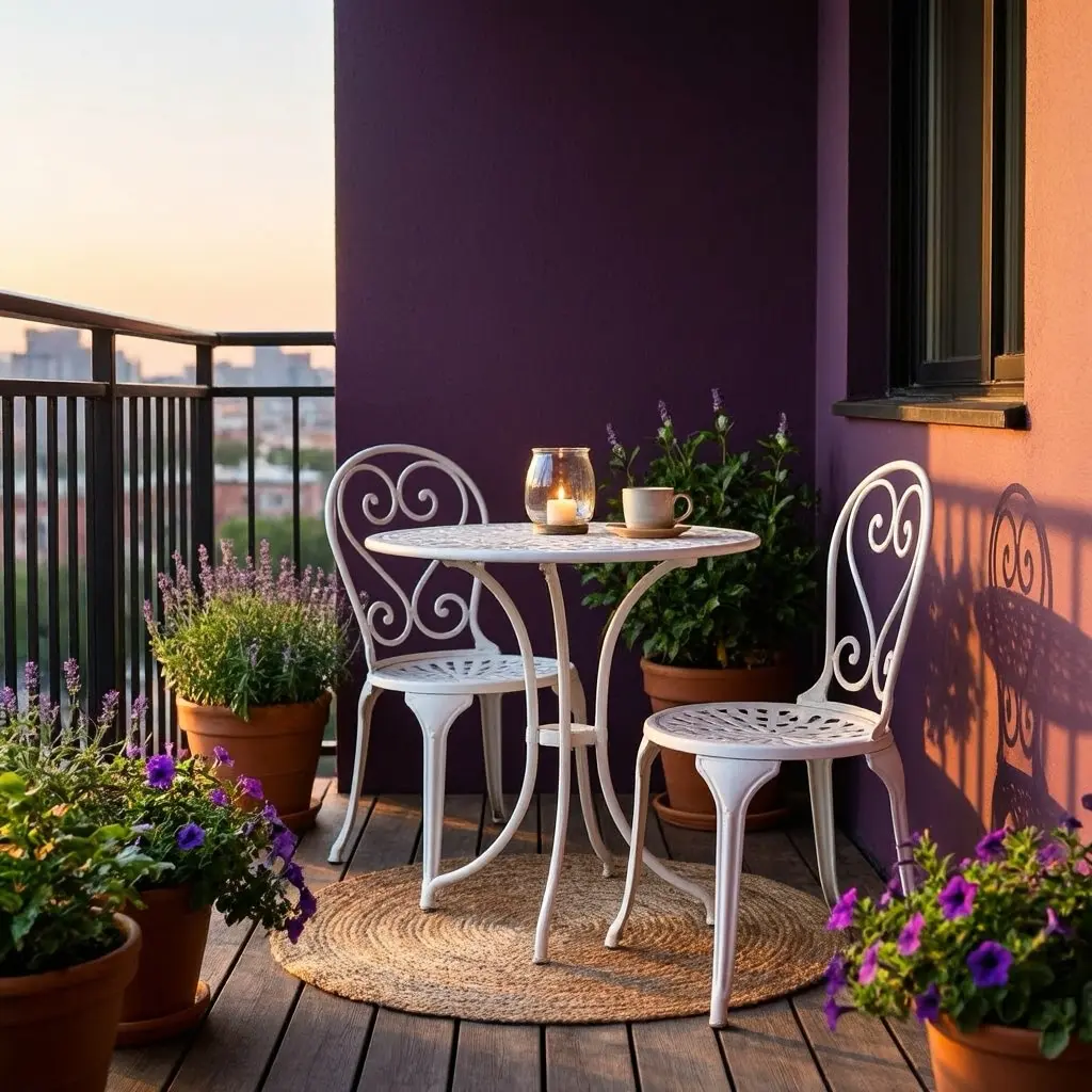 Purple Balcony