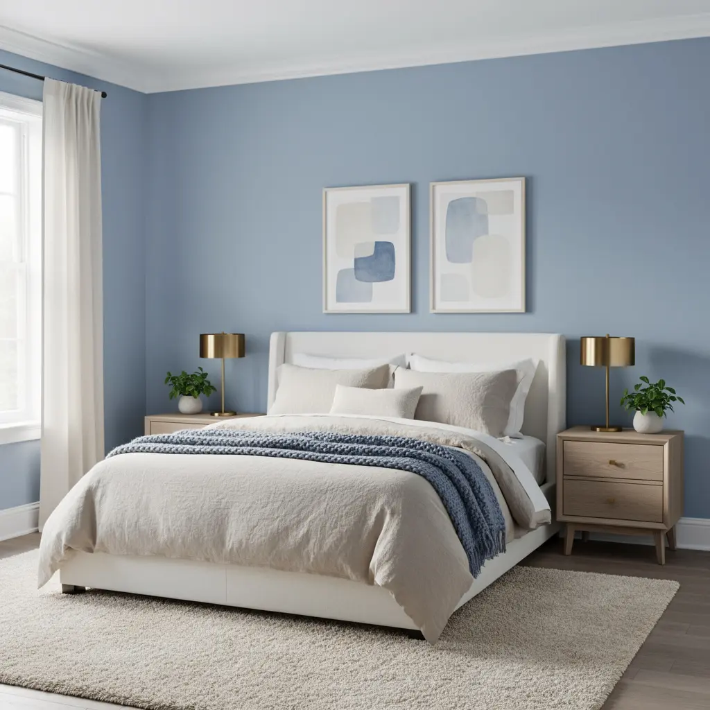 Dreamy Blue Bedroom Aesthetic