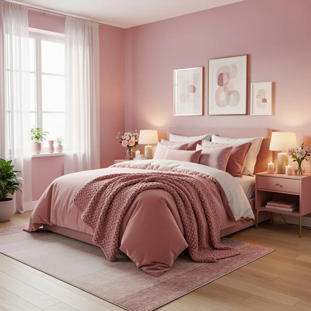 Dreamy Pink Bedroom