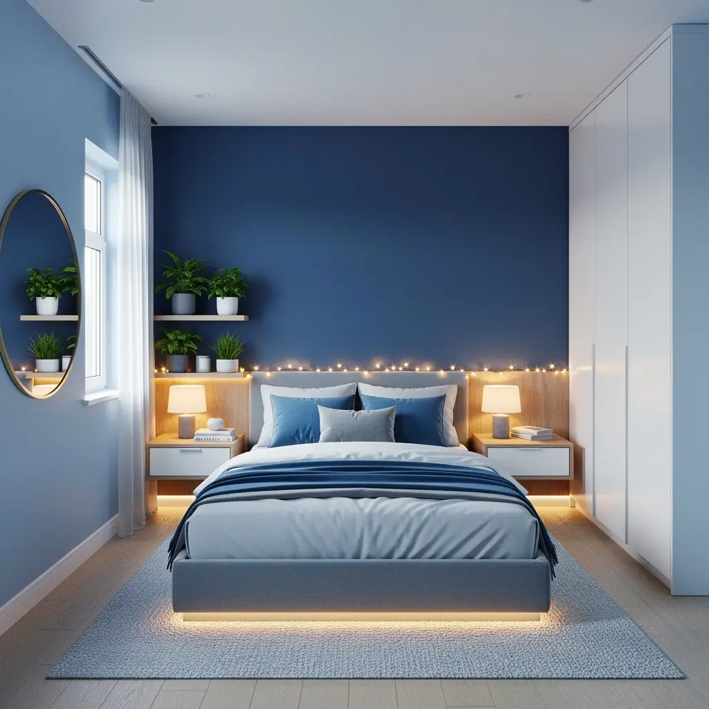 Dreamy Blue Bedroom Aesthetic