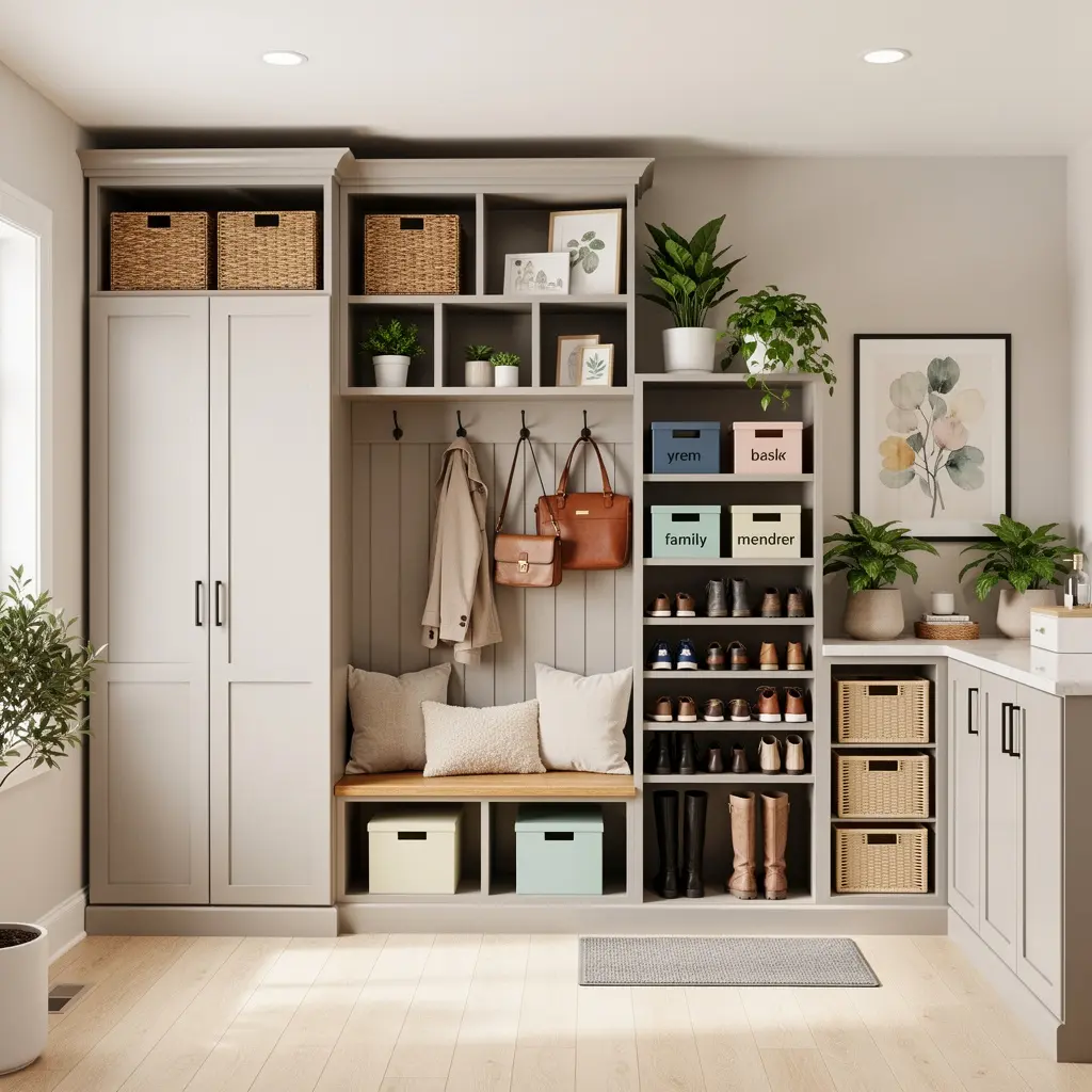Mudroom Organization